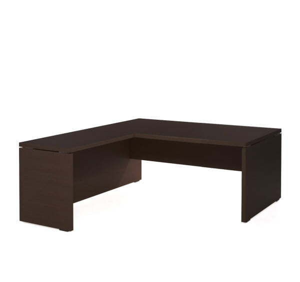 Стол для руководителя с приставкой 148 1600х2000х735 (Дуб Темный)