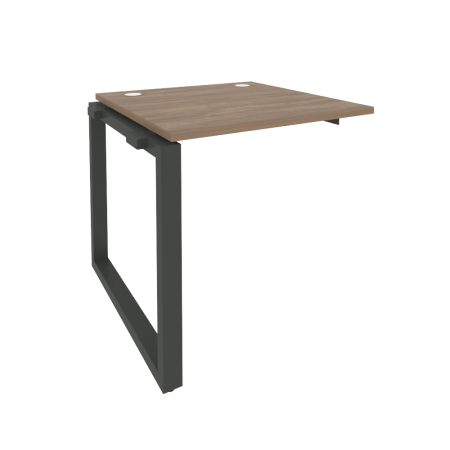 Наборный элемент рабочей станции на О-образном м/к Onix O.MO-1.NRS-0.8 780x800x750 (Дуб Аризона/Черный металл)