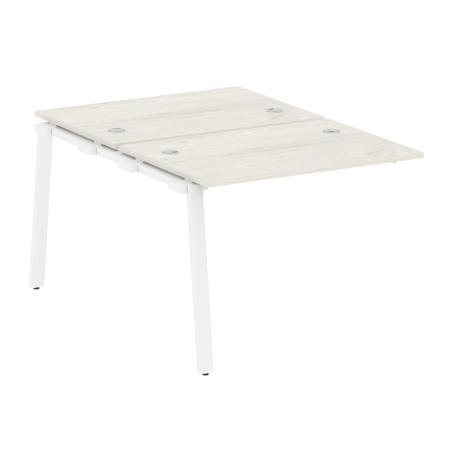 Проходной наборный элемент рабочей станции Metal System Style БА.ПРС-СП-2.1 1000x1475x750 (Дуб Наварра/Белый металл)