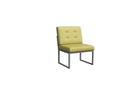 Диван одноместный NLT.D-1 (Korfu 14/Металл Серый)