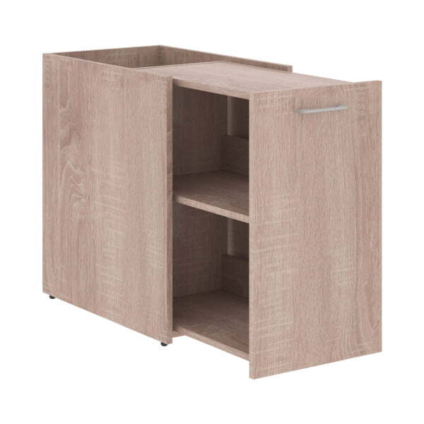 Тумба с выдвижной секцией без топа, необходима полка XOS 700 Xten XDLS 720 426x718x747 (Дуб Сонома)