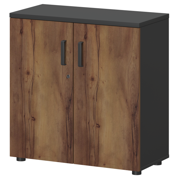 Шкаф Смарт СМШ-28Д Тип1 792x380x836 (Графит/Таксония)