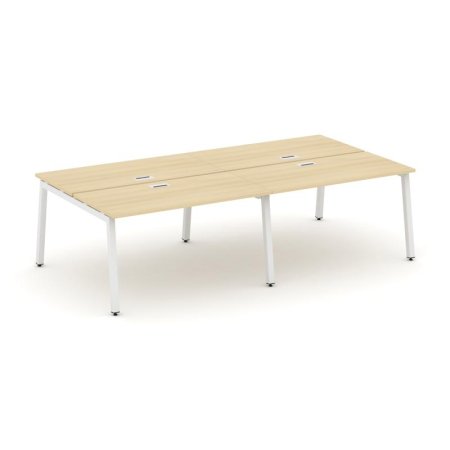 Рабочая станция 2-х сторонняя SN-5A.DRS-032 (2360х1232х750) (Акация Лорка/Металл Белый)