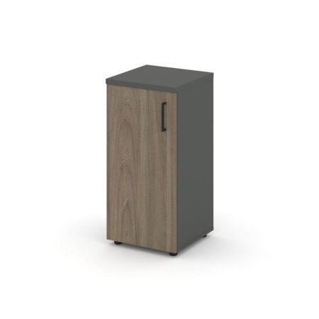 Шкаф низкий узкий SN.STU.E-301(L) (400х400х833) (Антрацит/Вяз Благородный)