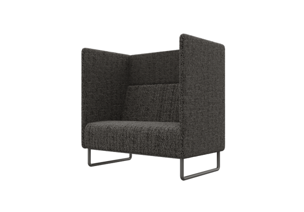 Диван одноместный BROS-1 (Ness 012/Металл Черный)