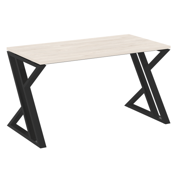 Стол рабочий VR.L-SRZ-3.7 1380x720x750 (Денвер Светлый/Черный металл)