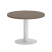 Стол журнальный круглый VR.SP-5-60.1G 600x600x450 (Серый/Белый Металл)