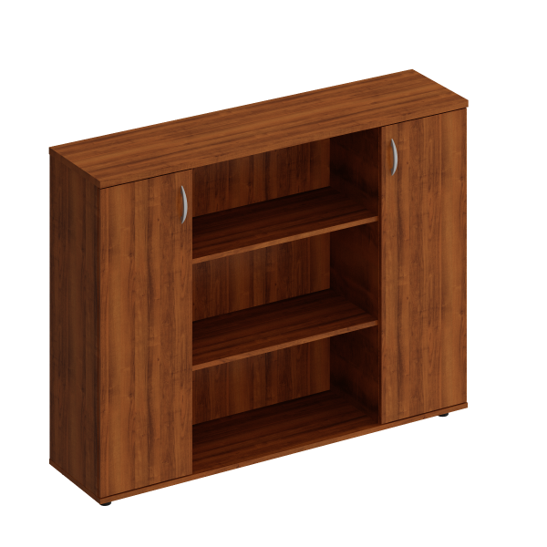 Шкаф комбинированный средний Комфорт КФ К.529 1540x380x1156 (Французский орех)