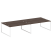 Рабочая станция Metal System Style БО.СМ-4.5 3600x1475x750 (Дуб Наварра/Серый металл)