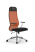 Кресло для руководителя Метта Sit 10 B1-111T - X2+UMF(X1) /Ub00/Wh00/T1bp-c(M09.B23.G18.W01) (Черный | Оранжевый)