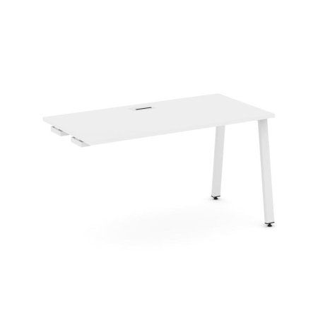 Стол-приставка к опорным элементам SN-6A.OPRS-013 (1380х700х750) (Белый/Металл Белый)