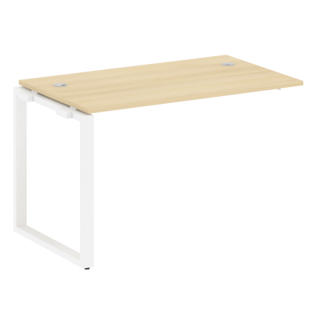 Проходной наборный элемент рабочей станции Metal System Style БО.ПРС-СП-1.2 1200x720x750 (Акация/Белый металл)