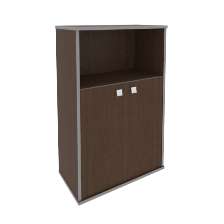 Шкаф широкий средний Style Л.СТ-2.1 778x410x1215 (Венге Цаво)