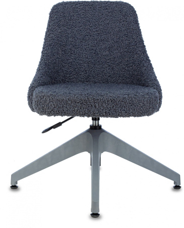 Кресло CH-340GLZ синий экомех крестов.4-луч. пластик пластик серый (Синий)