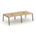 Рабочая станция 2-х сторонняя SN-5A.DRS-032 (2360х1232х750) (Тиквуд Светлый/Металл Антрацит)