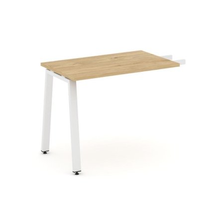 Брифинг-приставка SN-6A.BR-002 (780х600х750) (Тиквуд Светлый/Металл Белый)