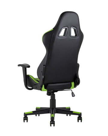 Кресло игровое TopChairs Gallardo зеленое (Геймерское кресло Gallardo зеленый)