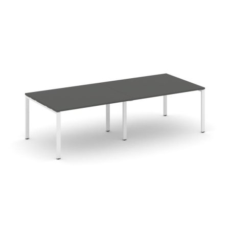 Стол переговорный SN-6P.SPRG-044.3 (3160х1180х750) (Антрацит/Металл Белый)
