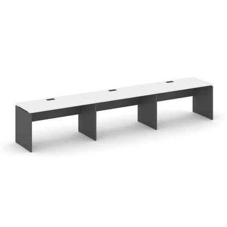 Рабочая станция 1 сторонняя SN-D.ORS-032 (3540х600х750) (Белый/Антрацит)