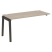 Наборный элемент рабочей станции на деревянных опорах Onix Wood OW.1.NRS-4.7 1580x720x750 (Тиквуд Светлый/Дуб Темный)