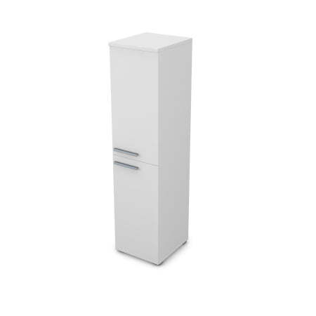 9П.004.3 Пенал (400x450x1645) (Белый премиум)