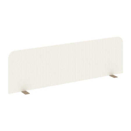 Экран продольный ES.TEKR.S-138 (1380х18х410) (Белый/Металл Латте)