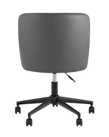 Стул офисный Ститч Хани экокожа серый (Компьютерное кресло Ститч Хани серый)