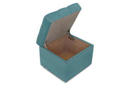 Пуф Marcele 400 (420x420x450) Аквамарин (Аквамарин)