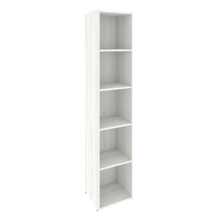 Модуль основной 5 ячеек Locker Plus LK.OM-5 408x350x1983 (Снежная Патина)