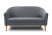 Диван 2-местный Arty (1520x700x870) Серый (Серый)