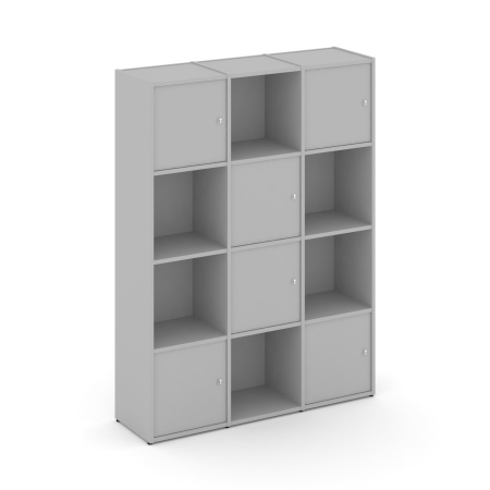 Стеллаж Locker Plus LK.K-006 1188x350x1593 (Серый)