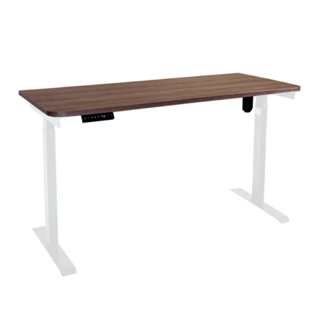 Стол c электроприводом LA-T33-E6 (1400x700x725-1165) (Коричневый дуб | Белый)
