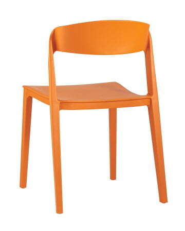 Стул Moris пластик оранжевый (Стул пластиковый Moris оранжевый)