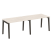 Рабочая станция на деревянных опорах Onix Wood OW.RS-2.2.8 2360x800x750 (Тиквуд Светлый/Дуб Темный)