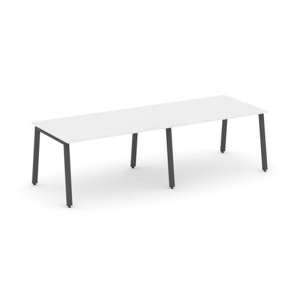 Стол переговорный SN-6A.SPRG-014.3 (3160х980х750) (Белый/Металл Антрацит)