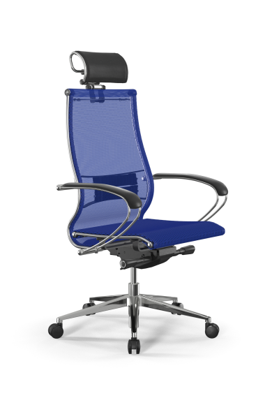 Кресло для руководителя Метта Samurai L2-5K - TS /Kc00/Nc00/K2cL/H2cL-3D(M26.B32.G25.W03) (Синий)