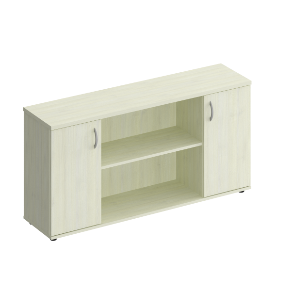 Шкаф комбинированный низкий Комфорт КФ К.528 1540x380x750 (Дуб шамони светлый)