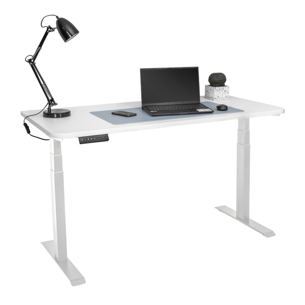 Стол c электроприводом LA-T33-2A3 (1600x800x600-1250) (Белый | Белый)