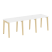 Рабочая станция на деревянных опорах Onix Wood OW.RS-3.0.7 2340x720x750 (Тиквуд Светлый/Дуб Темный)