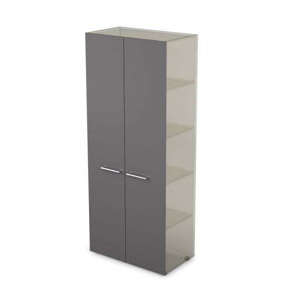 10ФК.001 Комплект фасадов ЛДСП (396x16x1916)x2 (Graphit matt)