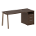 Рабочая станция Metal System Style БА.РС-СТП-1.2 1612x720x750 (Дуб Наварра/Серый металл)