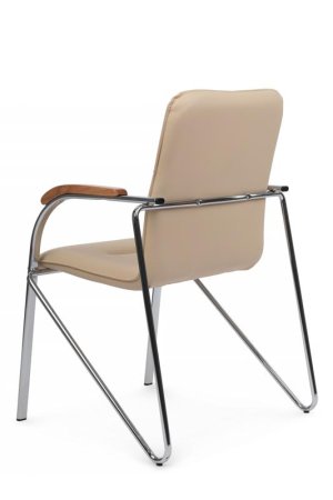 Стул Самба с деревянными подлокотниками SMB-02H Бежевый (Бежевый)