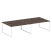 Рабочая станция Metal System Style БО.СМ-4.4 3200x1475x750 (Дуб Наварра/Серый металл)