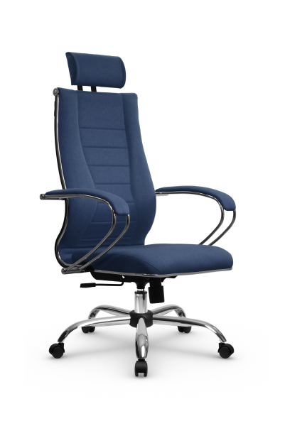 Кресло для руководителя Метта МЕТТА B 2m 34PF/подл.127/осн.003 (Синий)