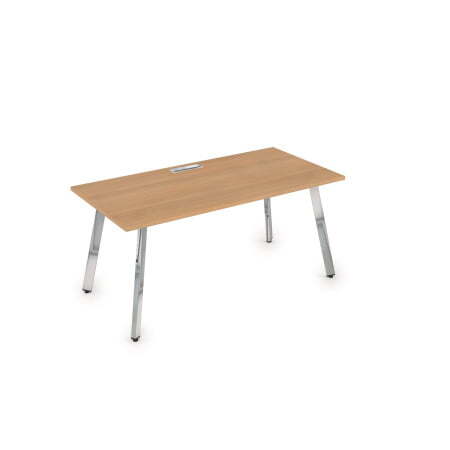 10СР.085 Стол рабочий, прямолинейный (1800x800x750) (RomanoМеталл глянец)