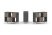 Набор стеллажа 1 сторонний, 2 яруса SN.NS-231 (1121х400х881) (Белый/Тиквуд Светлый/Металл Антрацит)