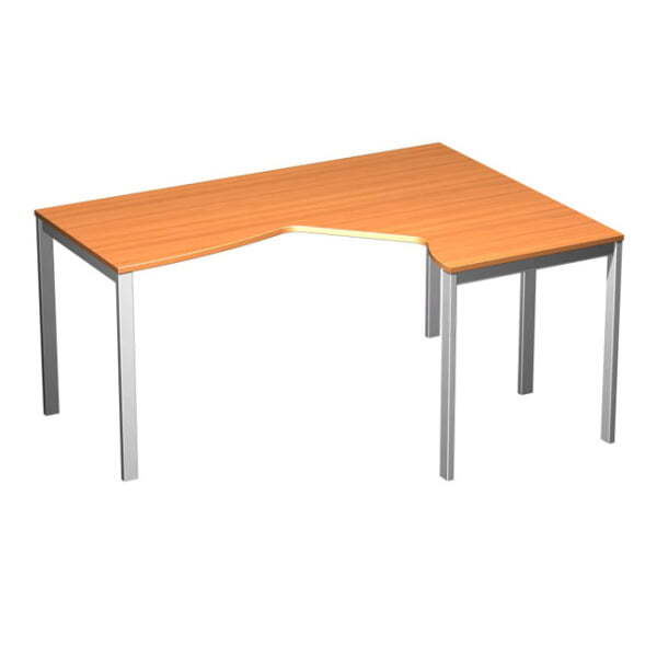 Стол эргономичный угловой на металлокаркасе МП Формула ФР 140 1188x1180x750 (Ольха европейскаяСерый)