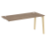 Стол-приставка к опорным элементам на деревянных опорах Onix Wood OW.SPR-4.7 1580x720x750 (Тиквуд Светлый/Дуб Темный)