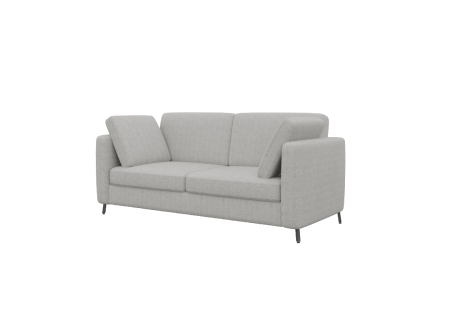 Диван двухместный BRS-2 (Ness 010/Металл Черный)