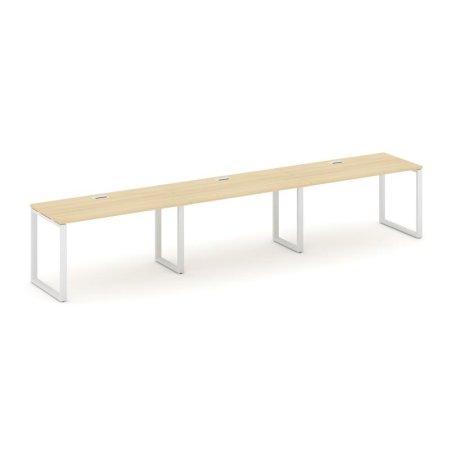 Рабочая станция 1 сторонняя SN-6O.ORS-032 (3540х600х750) (Акация Лорка/Металл Белый)